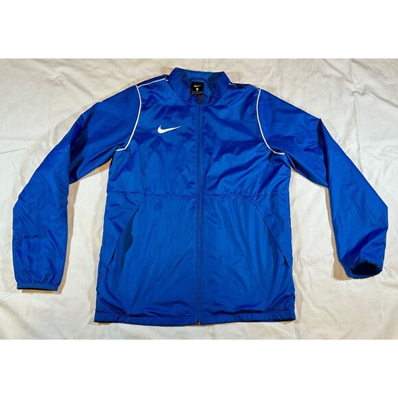 Nike Other - Nike Windbreaker Boys XL Blue Full Zip Mock Neck 100 Recycled Polyester
